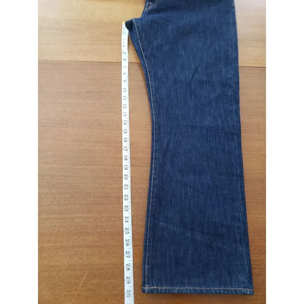 Men's 501‎ Levis Button Fly Original 40x30 Dark Wash